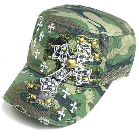 Cameo Cross Bling Cap - Picture 1 of 1